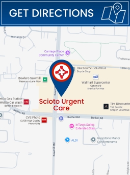 Get Directions to Scioto Urgent Care in Columbus, OH